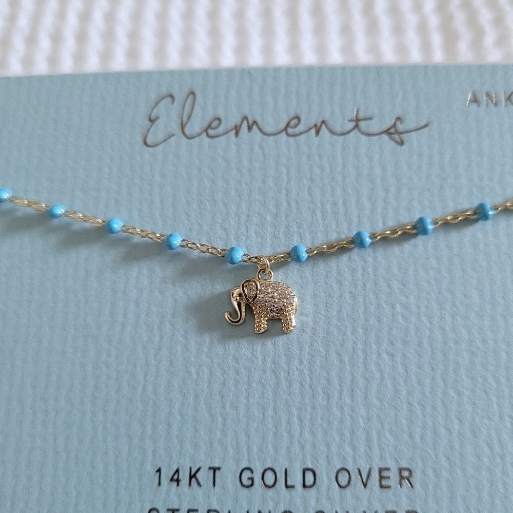 Elements Elephant🐘 Charm Anklet